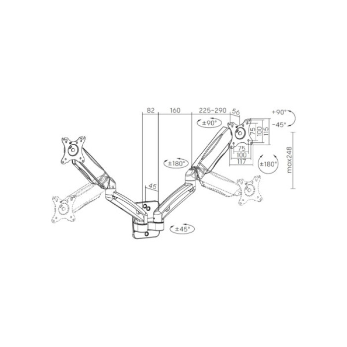 Кронштейн OfficePro MA312B