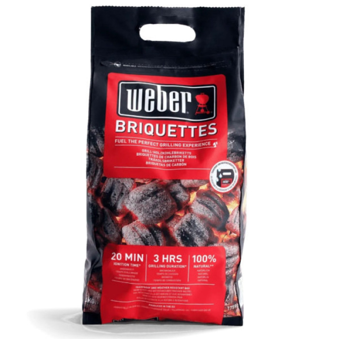 Брикети Weber вугільні 4 кг (17590)