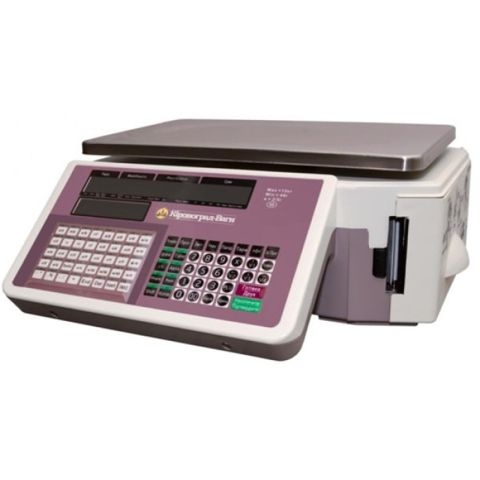 Ваги торгівельні КЗВО ВТНЕ-ПРИНТ-15Н1-2 (KZVO-01567)