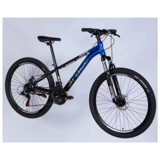 Велосипед Space 26" PHAETON DD FR рама-13" AL 2026 чорно-синій (OPS-SP-26-090)