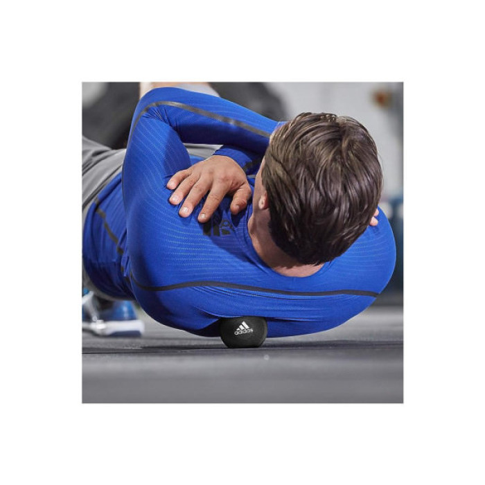 Масажний м'яч Adidas Massage Ball ADTB-11607 8,3 см Чорний (885652003599)