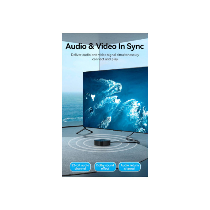 Кабель мультимедійний HDMI M to HDMI M 10.0m V2.0 4K60Hz blue Vention (ALHSL)