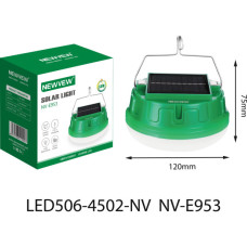 Ліхтар NEWVEW NV-E953 50W Solar Panel 3600mAh Green (NWVW-NV-E953-GN)