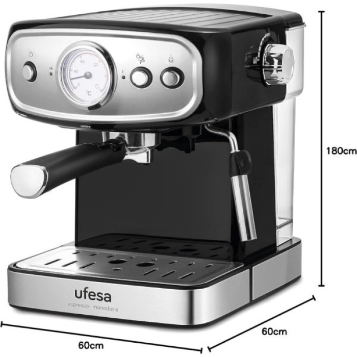Ріжкова кавоварка еспресо Ufesa CE7244 BRESCIA (71705061)