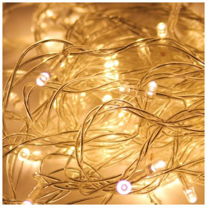 Гірлянда ColorWay LED 50 5 м 8 функцій Теплий колір USB (CW-G-50L5U)