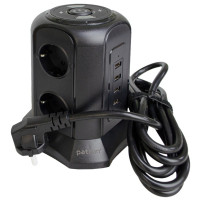 Мережевий фільтр живлення Patron SP-1663-USBTW (EXT-PN-SP-1663-USBTW)