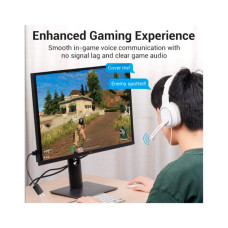 Звукова плата Vention Audio USB 2х3,5 мм jack 0.15m (CDYB0)