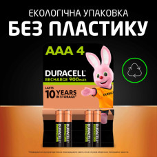 Акумулятор Duracell AAA HR03 900mAh * 4 (5005015)