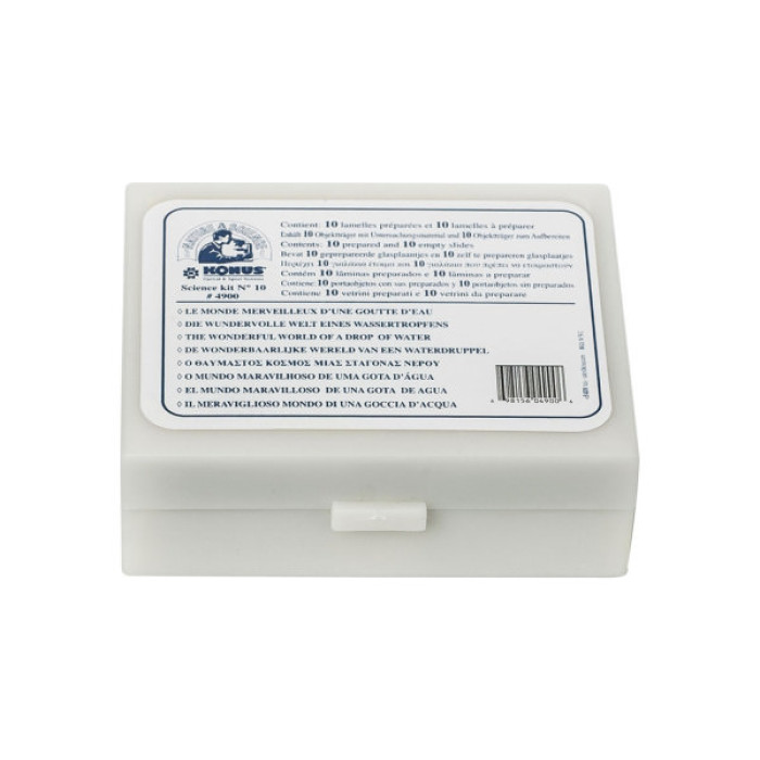 Набір мікропрепаратів Konus Зоологія Людські та тваринні паразити 10 шт (4918)