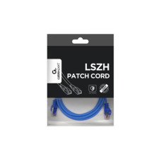 Патч-корд 1м S/FTP Cat 6A CU LSZH blue Cablexpert (PP6A-LSZHCU-B-1M)
