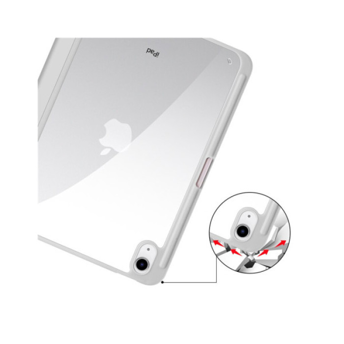 Чохол до планшета BeCover Soft Edge mount Apple Pencil Apple iPad 10.9" 2022/24/11" 2025 Gray (709236)