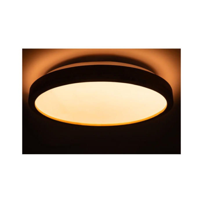 Світильник Vestum WOOD матовий 60W 375*60мм 3000К-6500К з ДК горіх (VS-91046)