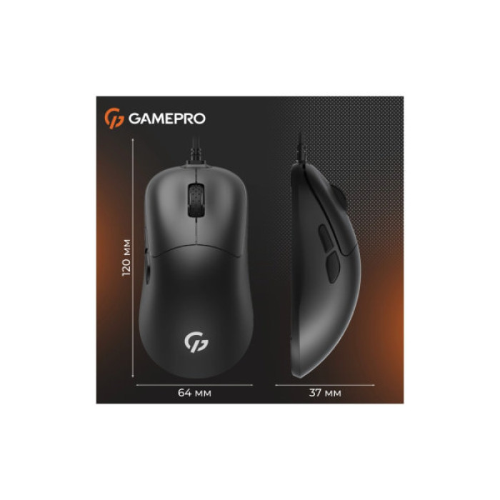 Мишка GamePro GM690B USB Black (GM690B)