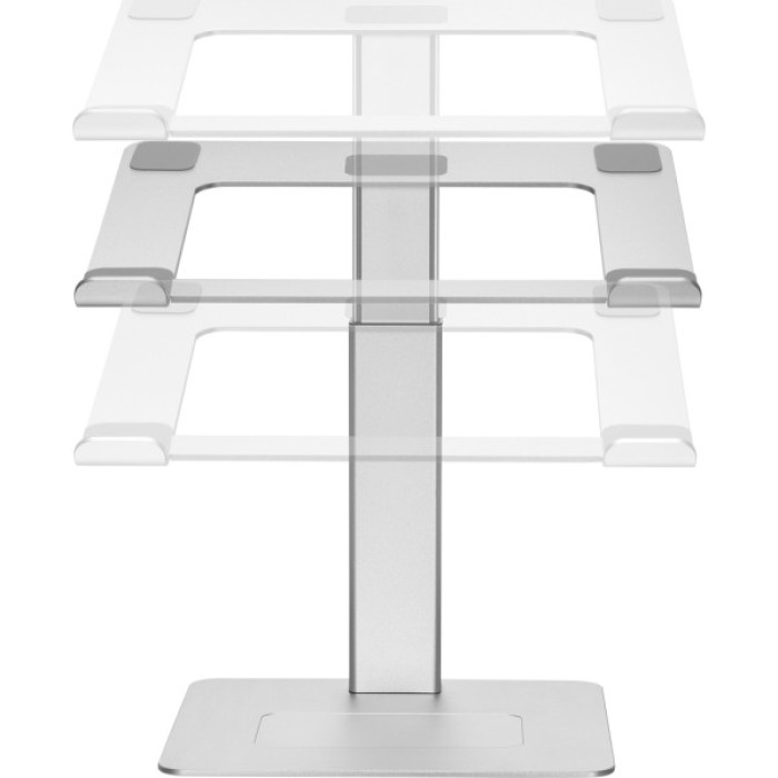 Підставка до ноутбука Gembird до 15.6", регульована, алюміній (NBS-D1-02)