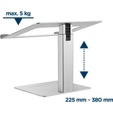 Підставка до ноутбука Gembird до 15.6", регульована, алюміній (NBS-D1-02)