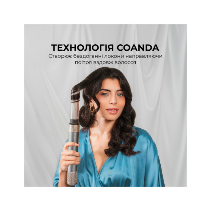 Стайлер Cecotec Bamba CeramicCare 2in1 AirGlam Black (CCTC-00244)