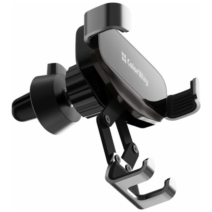 Універсальний автотримач ColorWay Gravity Mechanical Car Mount Black (CW-CHG18-BK)