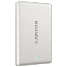 Батарея універсальна Canyon 5000mAh OnPower 500 PD20W Magnetic wireless MagSafe Grey (CNS-CPB500G)