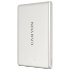 Батарея універсальна Canyon 5000mAh OnPower 500 PD20W Magnetic wireless MagSafe Grey (CNS-CPB500G)