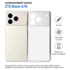 Чохол до мобільного телефона BeCover silicone ZTE Blade A76 4G Transparent (714906)