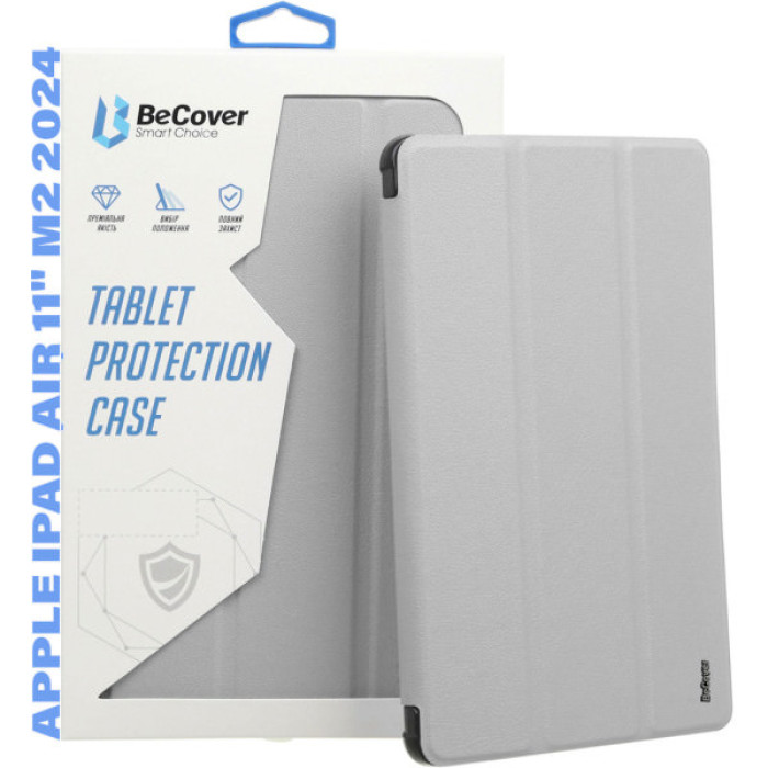 Чохол до планшета BeCover Soft Edge TPU Apple iPad Air 11" M2/M3 (2024/2025) Gray (711705)