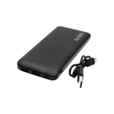 Батарея універсальна GEAR 10000mAh, 10W, USB-TypeC, 2*USB-A, Micro-USB, black (SL10)