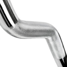 Гриф Toorx W-подібний 120 см 25 мм з гвинтовими замками (BCV-120) (931114)