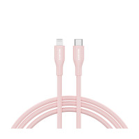 Дата кабель USB-C to Lightning 1.0m CLNM60 C-L 60W MFI Silicon Pink Canyon (CNS-CLNM60SC10PS)