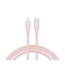Дата кабель USB-C to Lightning 1.0m CLNM60 C-L 60W MFI Silicon Pink Canyon (CNS-CLNM60SC10PS)