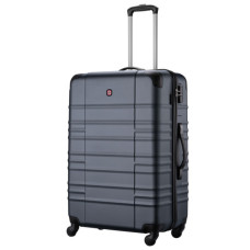 Валіза Wenger Amplar, велика, пластик, 4 колеса, синя (653141)