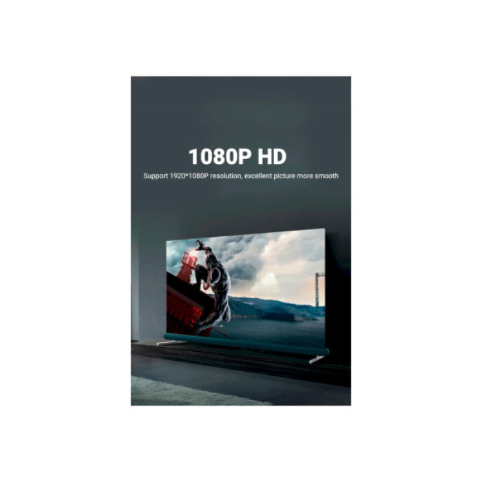 Кабель мультимедійний VGA M to VGA M 2.0m ferrite Vention (DAEBH)