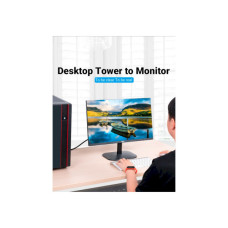 Кабель мультимедійний VGA M to VGA M 2.0m ferrite Vention (DAEBH)