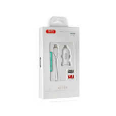 Зарядний пристрій XO 2xUSB 2.1A + cable USB to Lightning white (TZ08-L-WH)