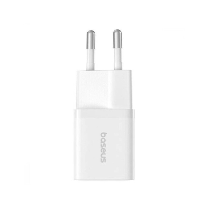 Зарядний пристрій Baseus 1xUSB-C 25W GaN5 white (P10110909213-00)
