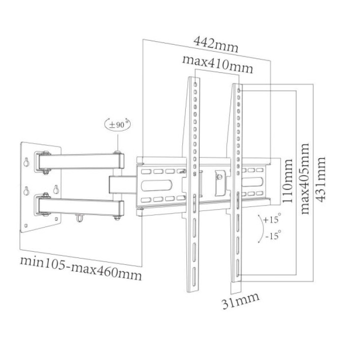 Кронштейн CT-WPLB-T711 Charmount