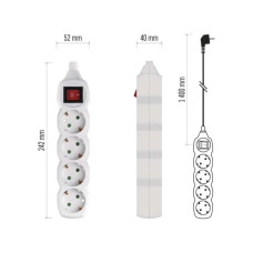 Мережевий подовжувач EMOS P1421