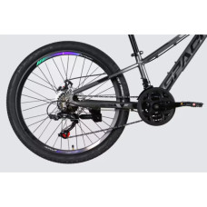 Велосипед Space 24" PHAETON DD FR рама-11" AL 2026 графітовий (OPS-SP-24-098)