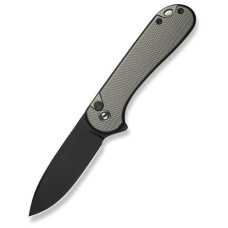 Ніж Civivi Button Lock Elementum II, Grey Aluminum, Darkwash (C18062PD-1)