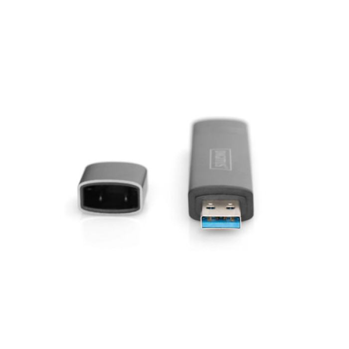 Зчитувач флеш-карт Digitus USB-C/USB 3.0 SD/MicroSD (DA-70886)