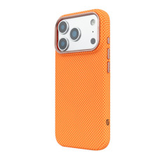 Чохол до мобільного телефона Armorstandart LikeCarbon2 SE MagCase Apple iPhone 17 Pro Kevlar Orange Rose Gold (ARM89168)