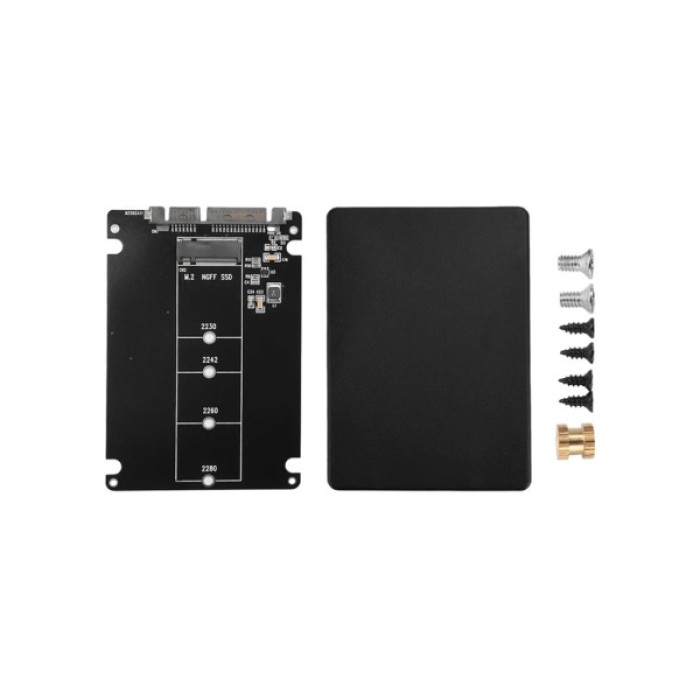Конвертор Dynamode 2.5'' SATA to M.2 (NGFF) SSD 22*30mm, 22*42mm, 22*60mm, 22*80mm (S103-1N-P)