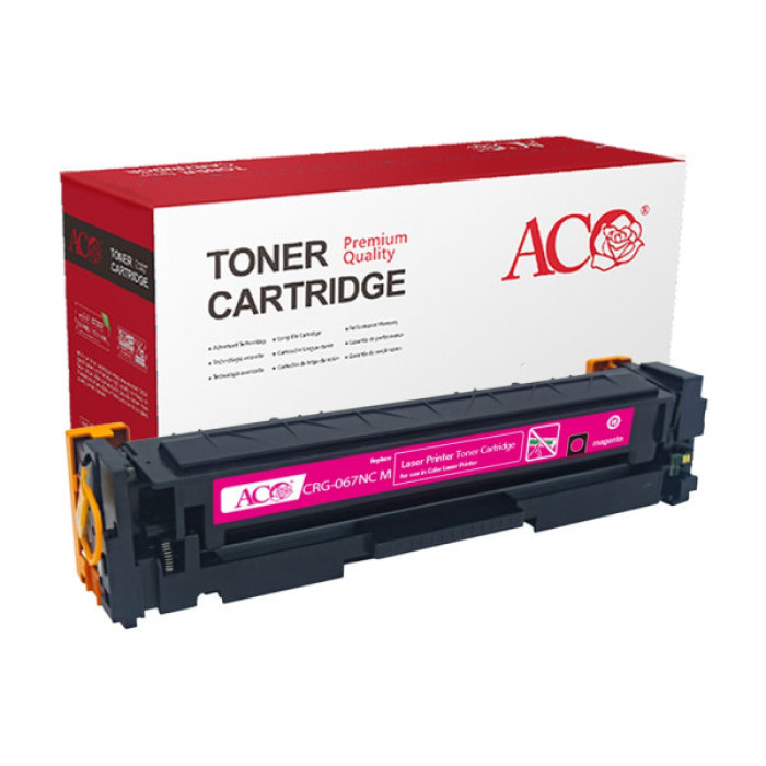 Картридж ACO Canon 067 Magenta 1250ст без чипа (ACO-CRG-067NC M)