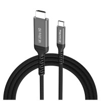 Кабель мультимедійний USB-C to HDMI M 2.0m 4K60Hz black ColorWay (CW-CBCHD077-BK)