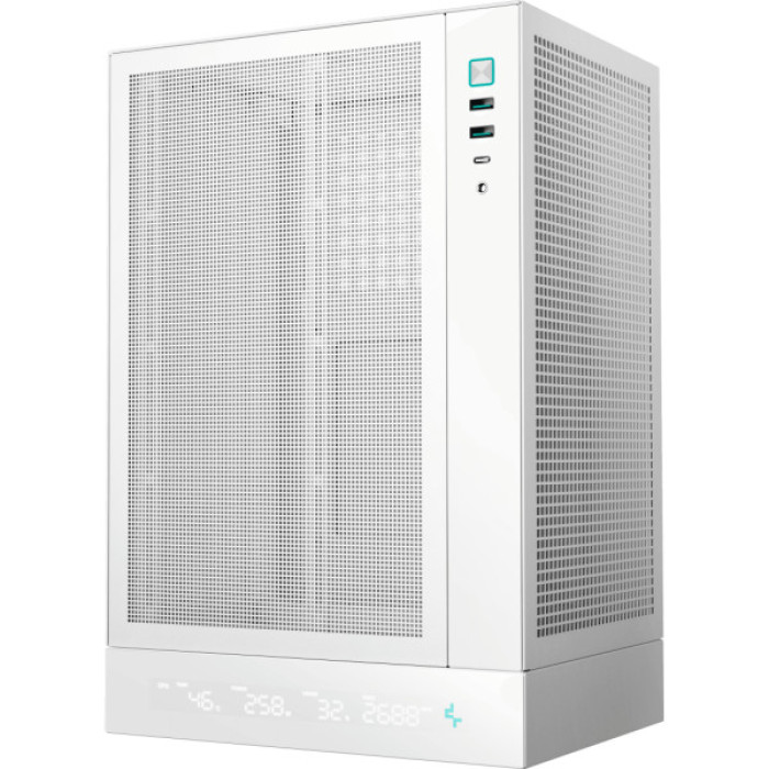 Корпус Deepcool CH170 Digital White (R-CH170-WHNPI0D-G-1)
