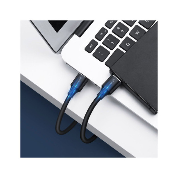 Дата кабель USB 2.0 AM/AM 1.5m US102 black Ugreen (10310)