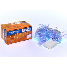 Гірлянда Delux ICICLE С 75LED 2х0.7 м синій/прозорий IP20 (90017984)