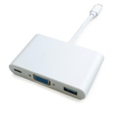 Порт-реплікатор Extradigital USB Type-C to VGA/USB 3.0/Type-C (0.15m) (KBV1690)