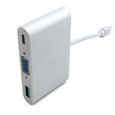 Порт-реплікатор Extradigital USB Type-C to VGA/USB 3.0/Type-C (0.15m) (KBV1690)