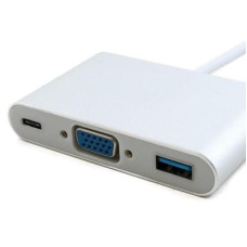 Порт-реплікатор Extradigital USB Type-C to VGA/USB 3.0/Type-C (0.15m) (KBV1690)