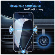 Універсальний автотримач ColorWay Grip Holder Black (CW-CHMH20-BK)